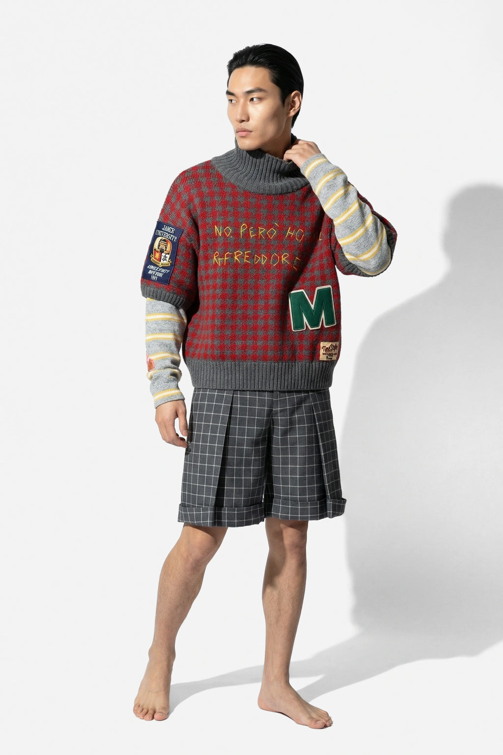 The "Raffreddore" Oversized Varsity Knit