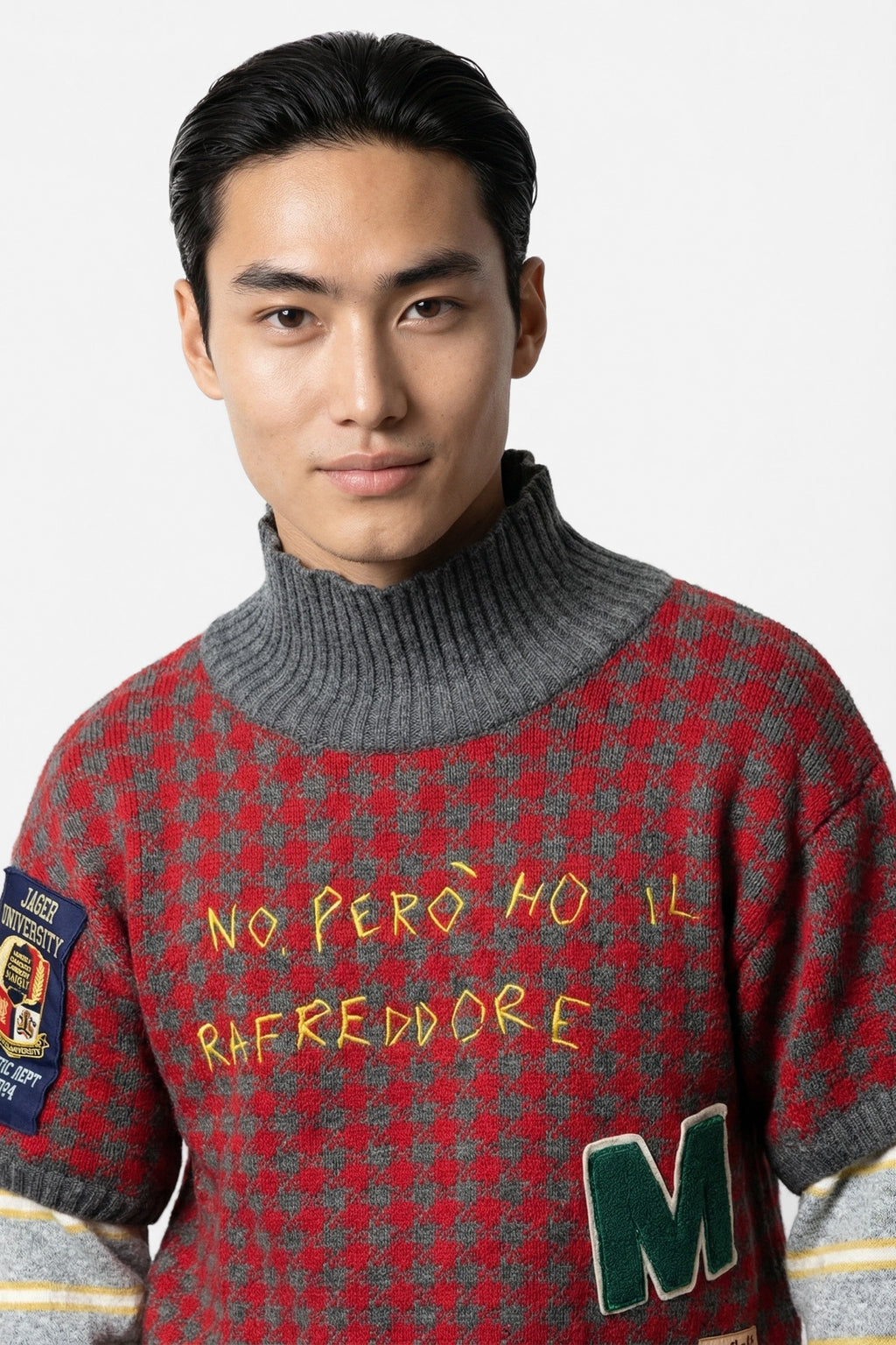 The "Raffreddore" Oversized Varsity Knit