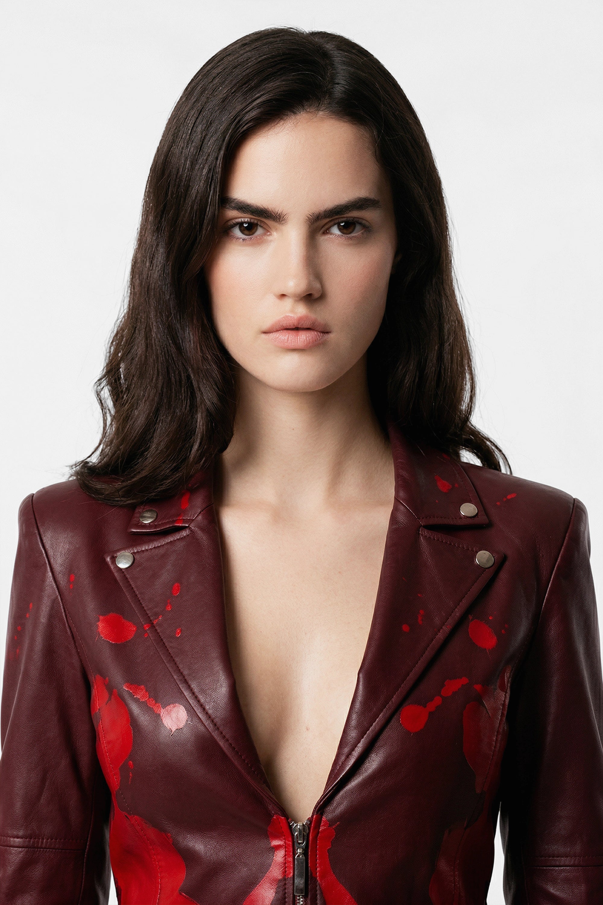 Structured Burgundy Jacket