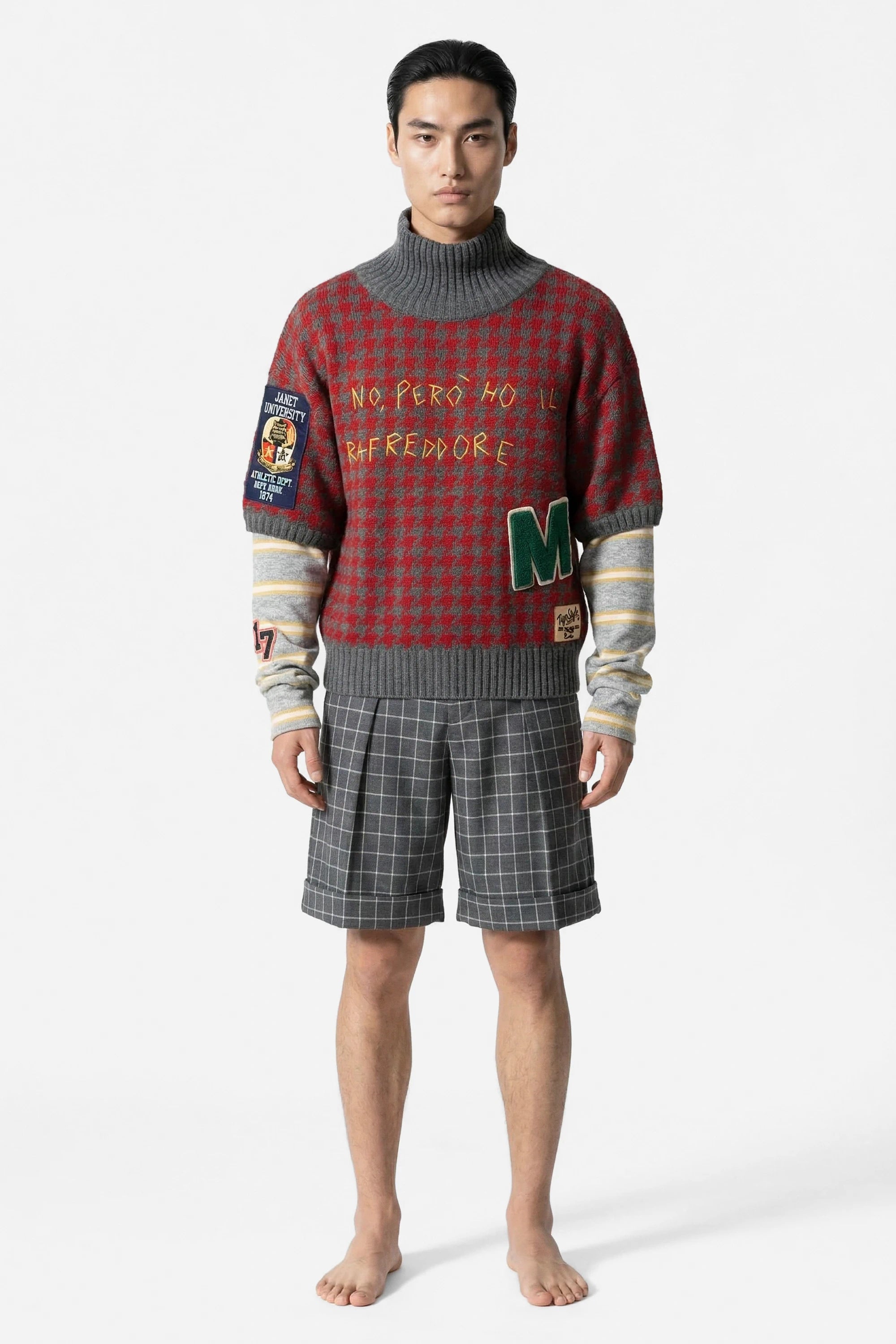 The "Raffreddore" Oversized Varsity Knit