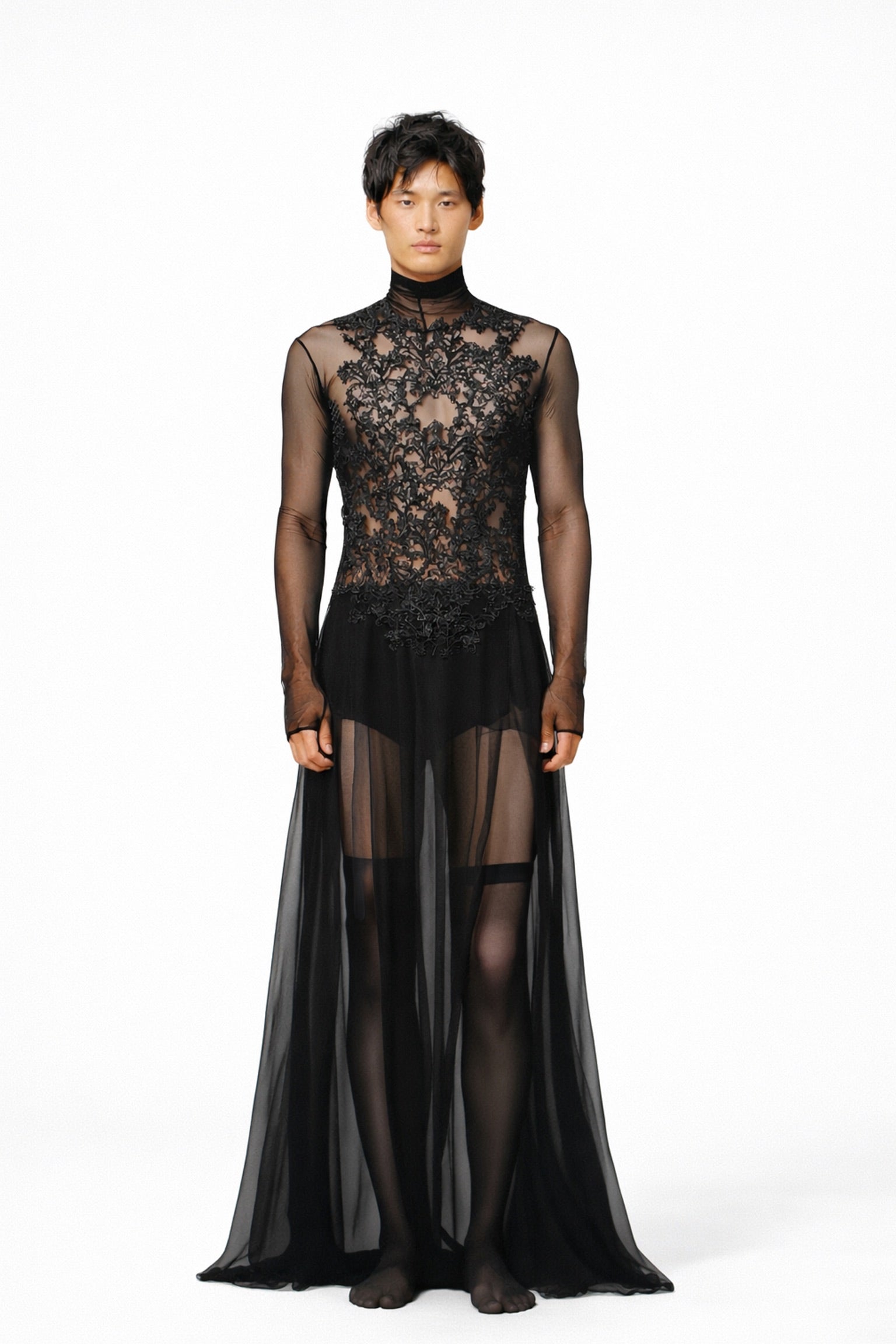 embroidered dress