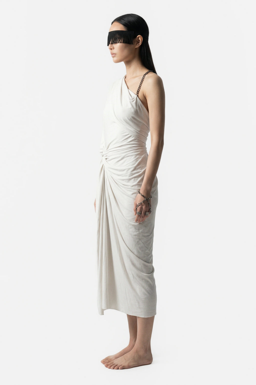 White Greek style dress