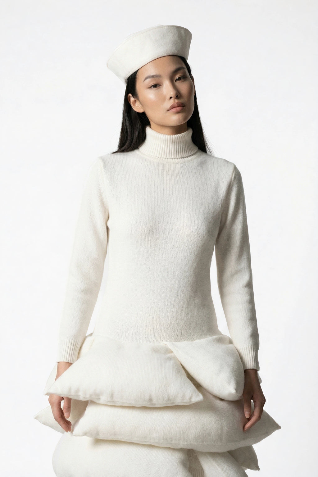 Pillow Silhouette Knit Dress