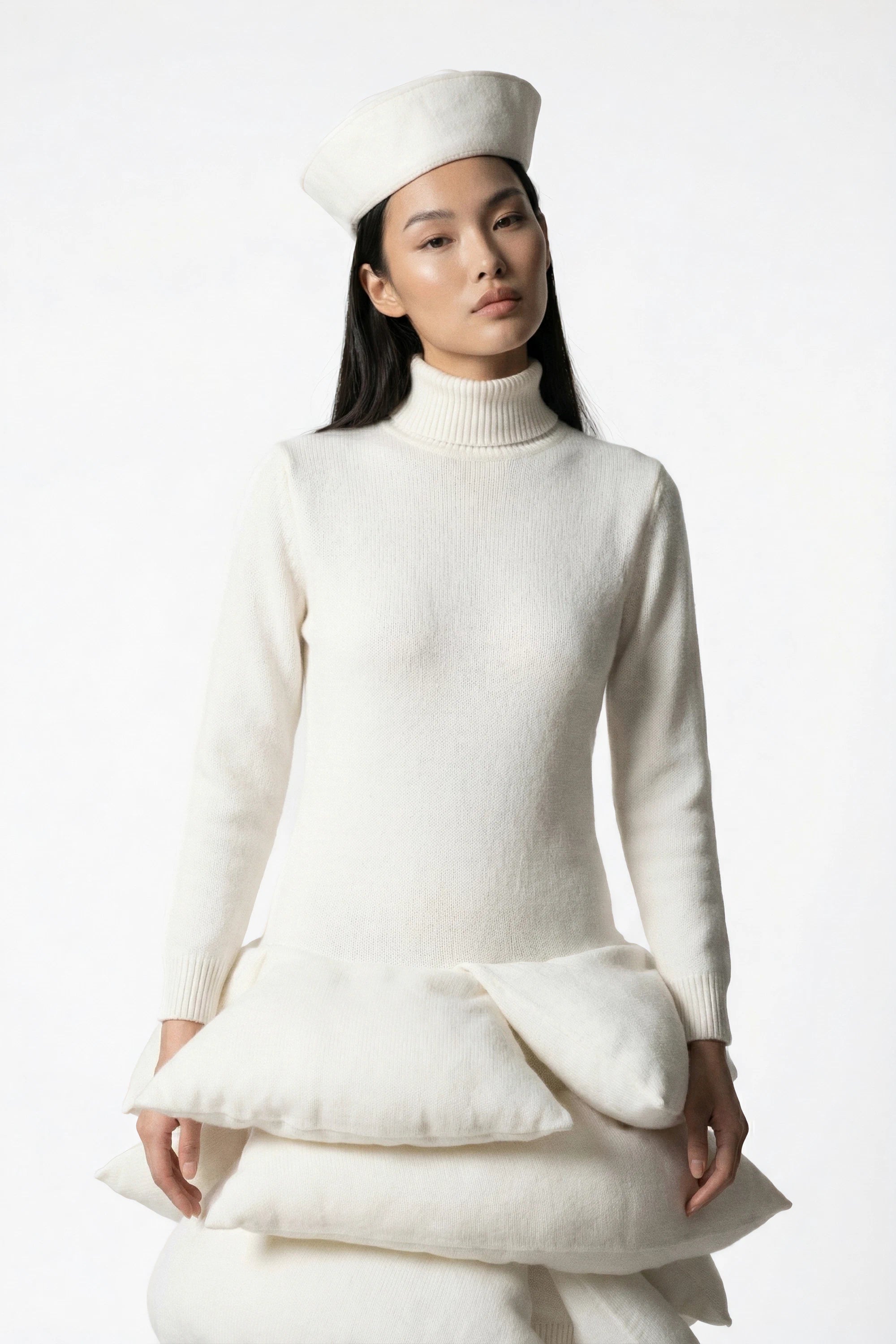 Pillow Silhouette Knit Dress