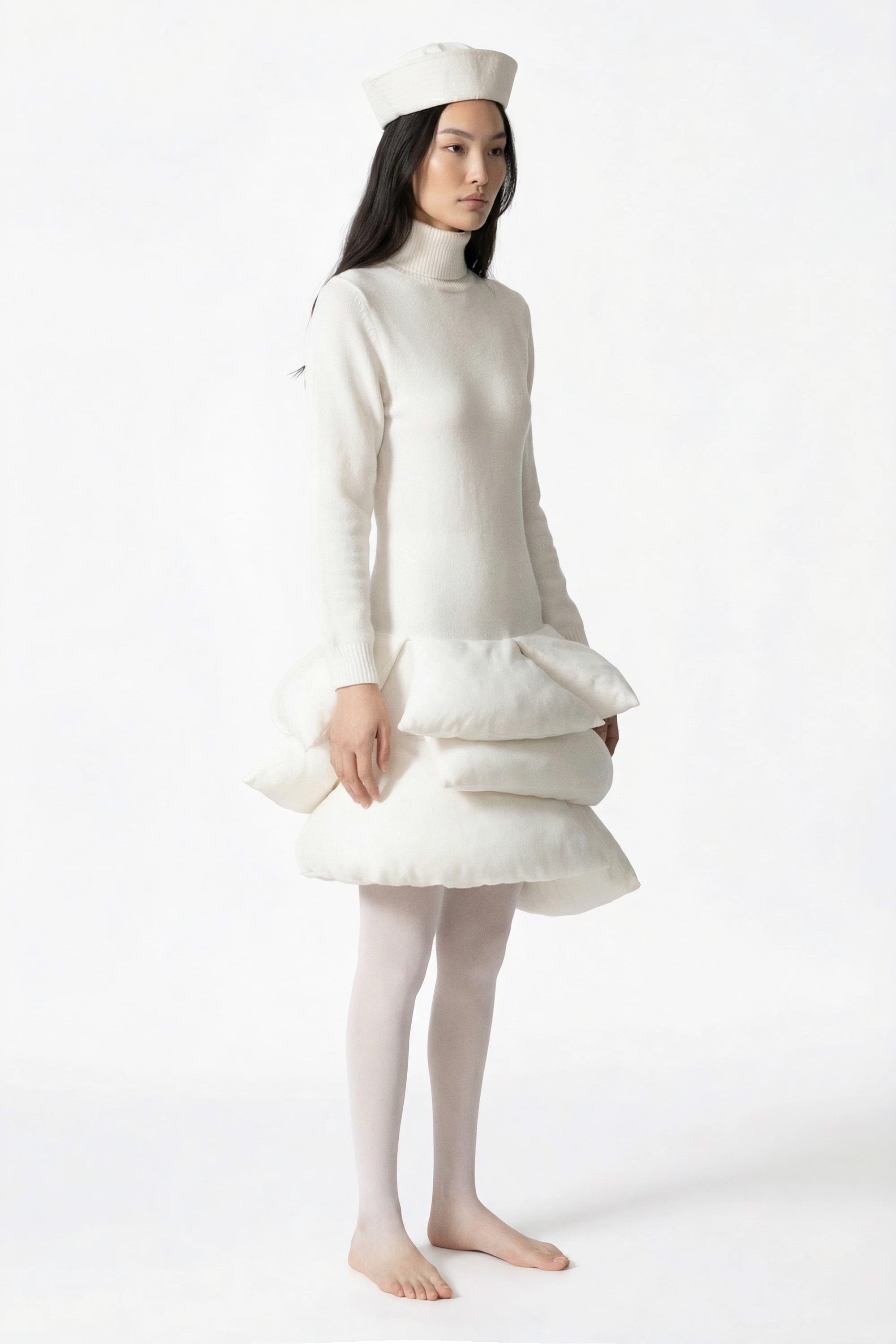 Pillow Silhouette Knit Dress