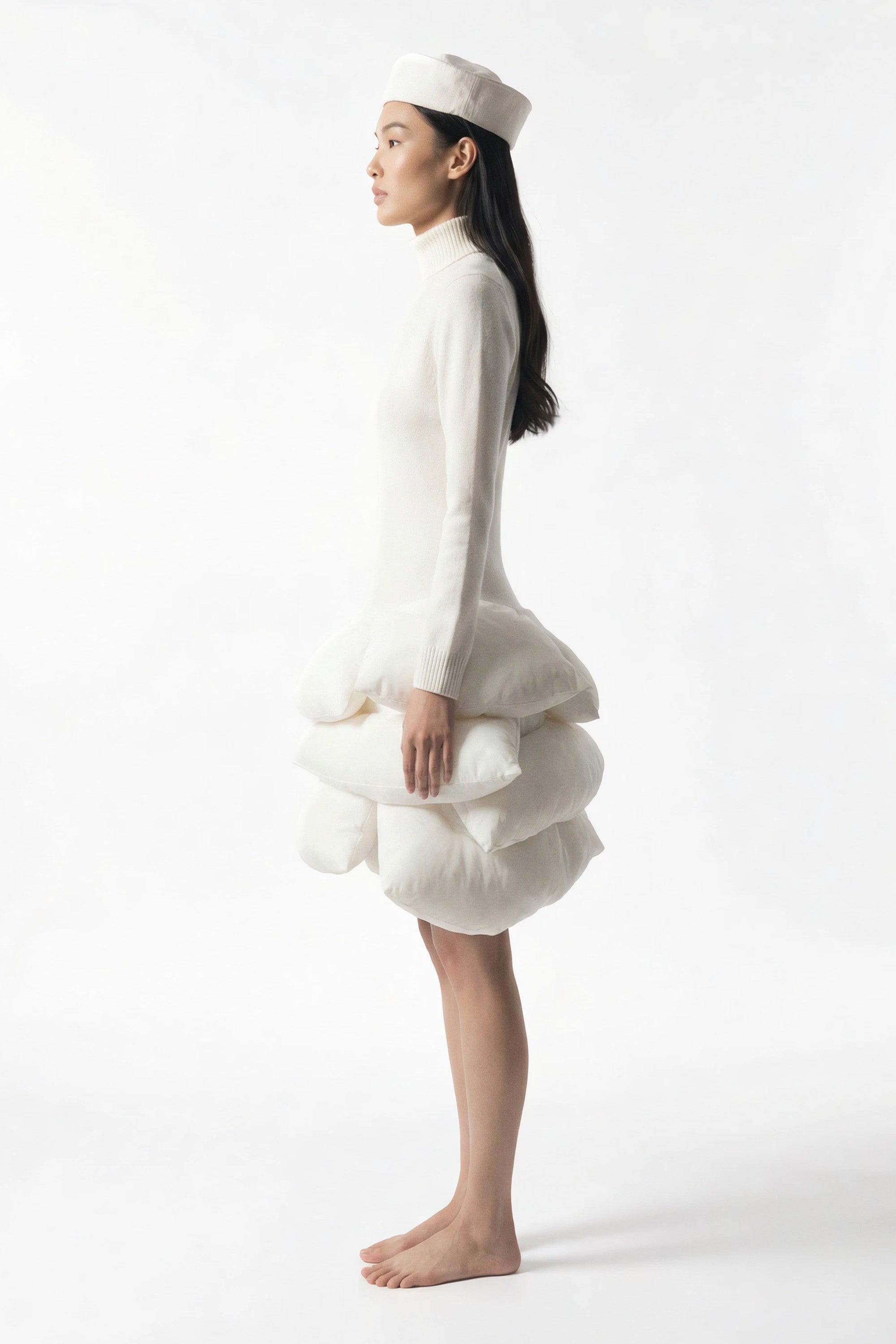 Pillow Silhouette Knit Dress