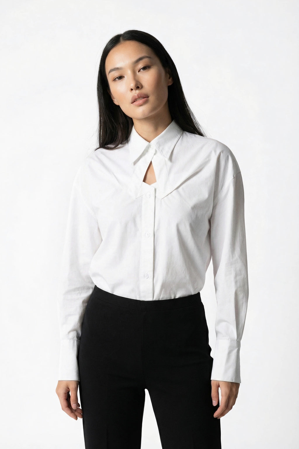 Cutaway Collar Shirt