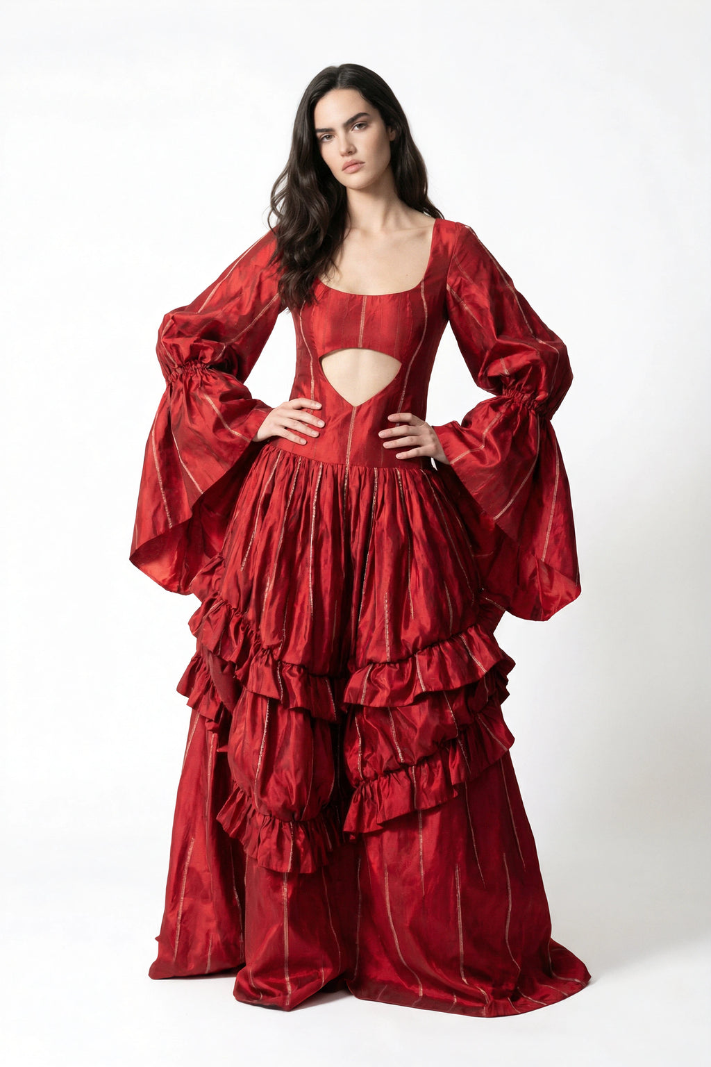 Bloodline Ruffle Gown