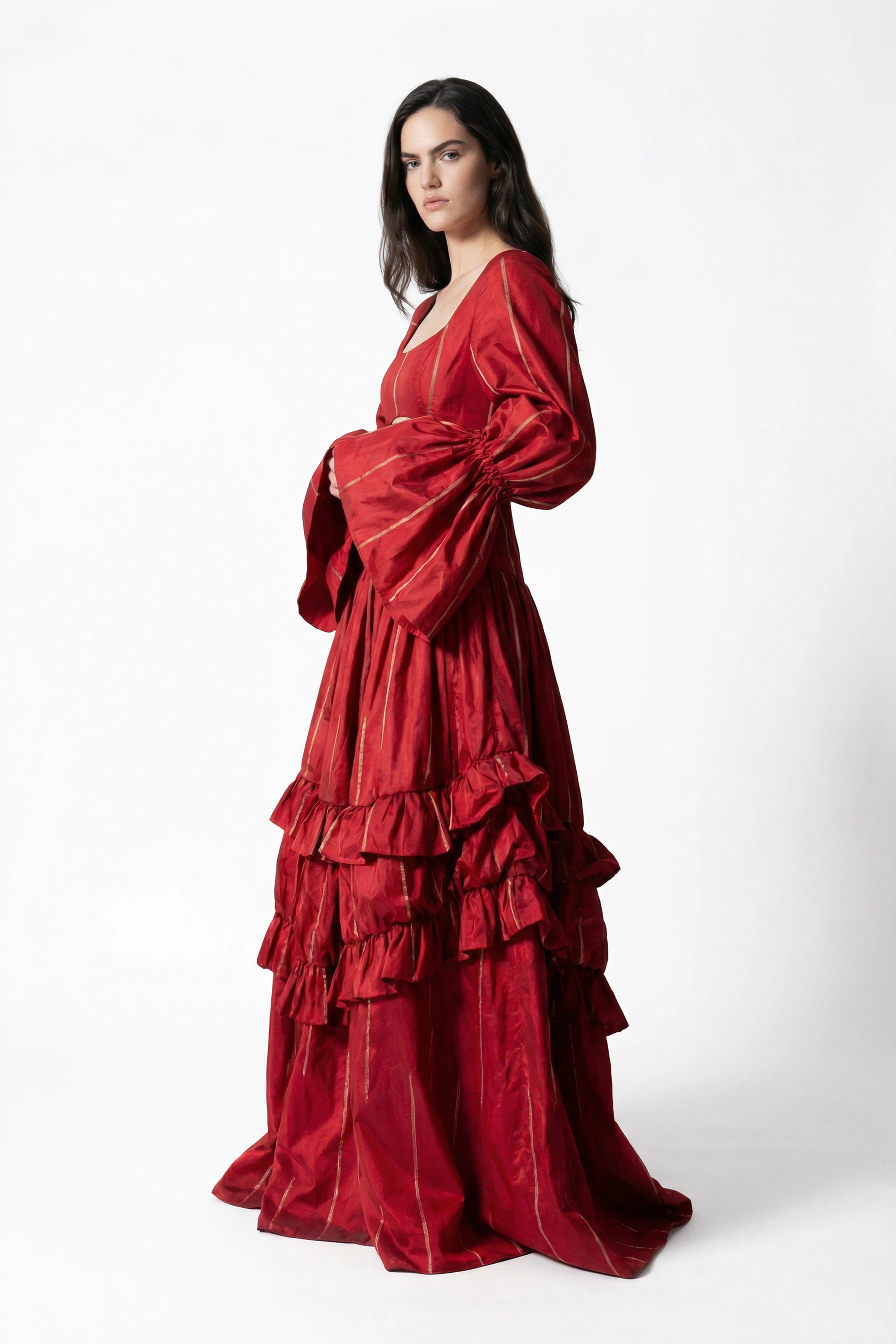Bloodline Ruffle Gown