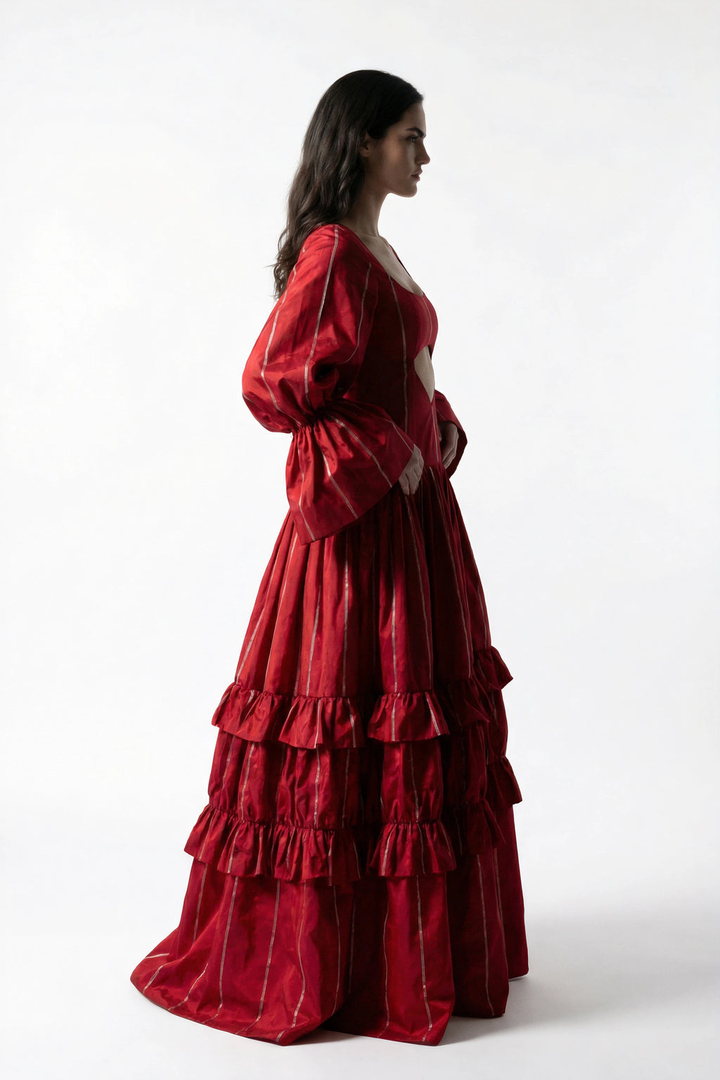 Bloodline Ruffle Gown